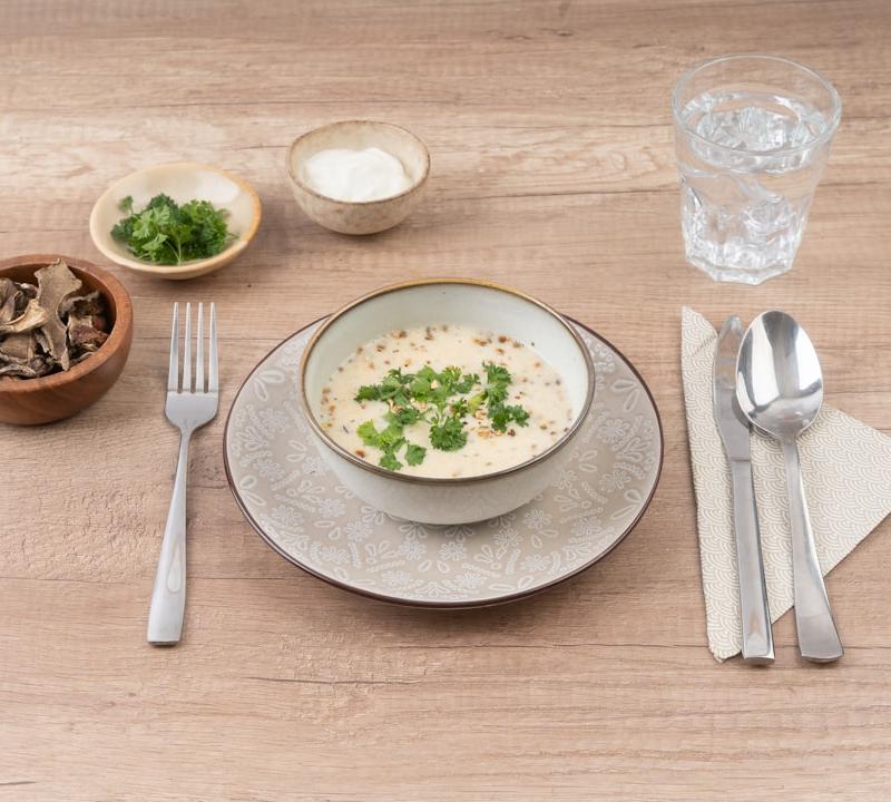 Creamy Mushroom Barley Soup