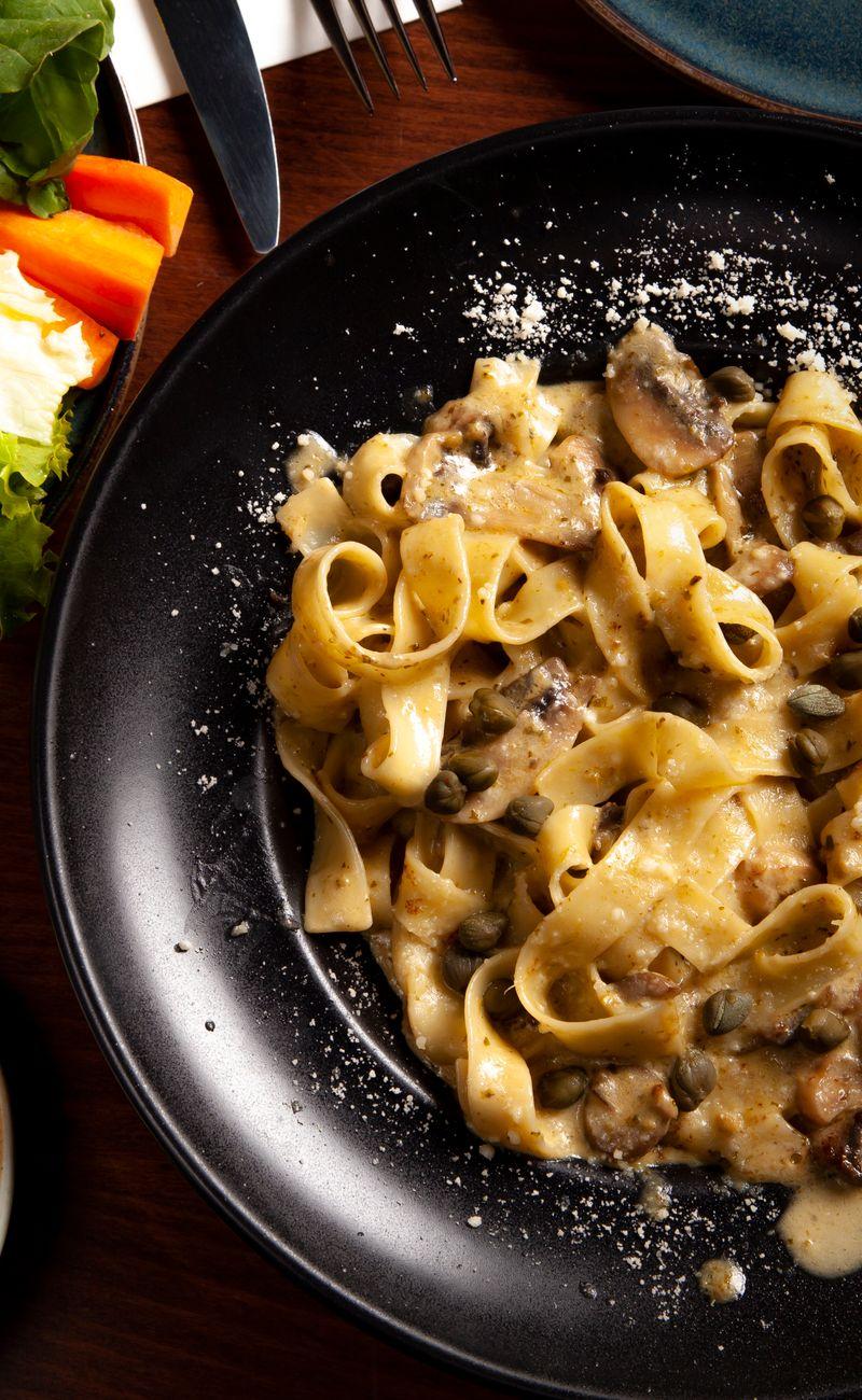 Creamy Mushroom Mafaldine