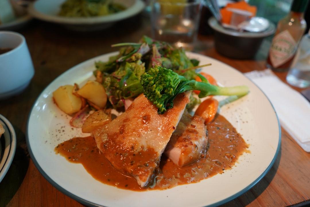 Creamy Pan-Seared Chicken with Roasted Vegetables