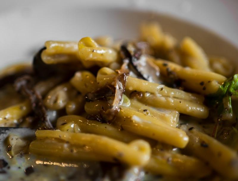 Creamy Penne with Sausage & Mushrooms