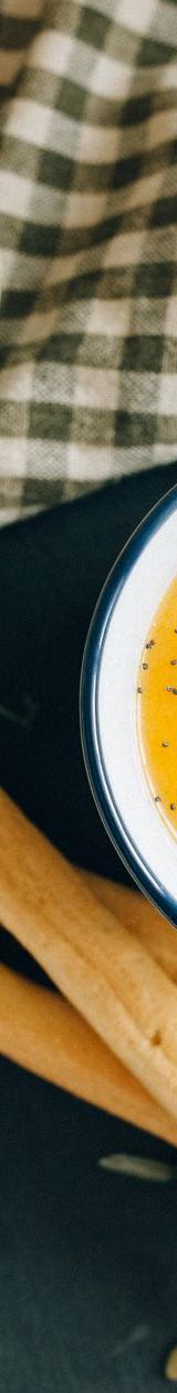 Creamy Pumpkin Soup with Crispy Breadsticks