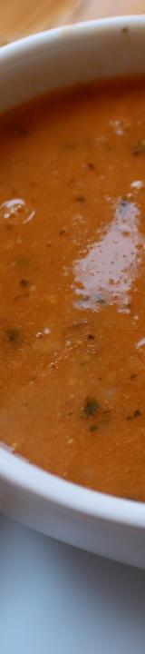 Creamy Red Lentil Soup with Ground Beef