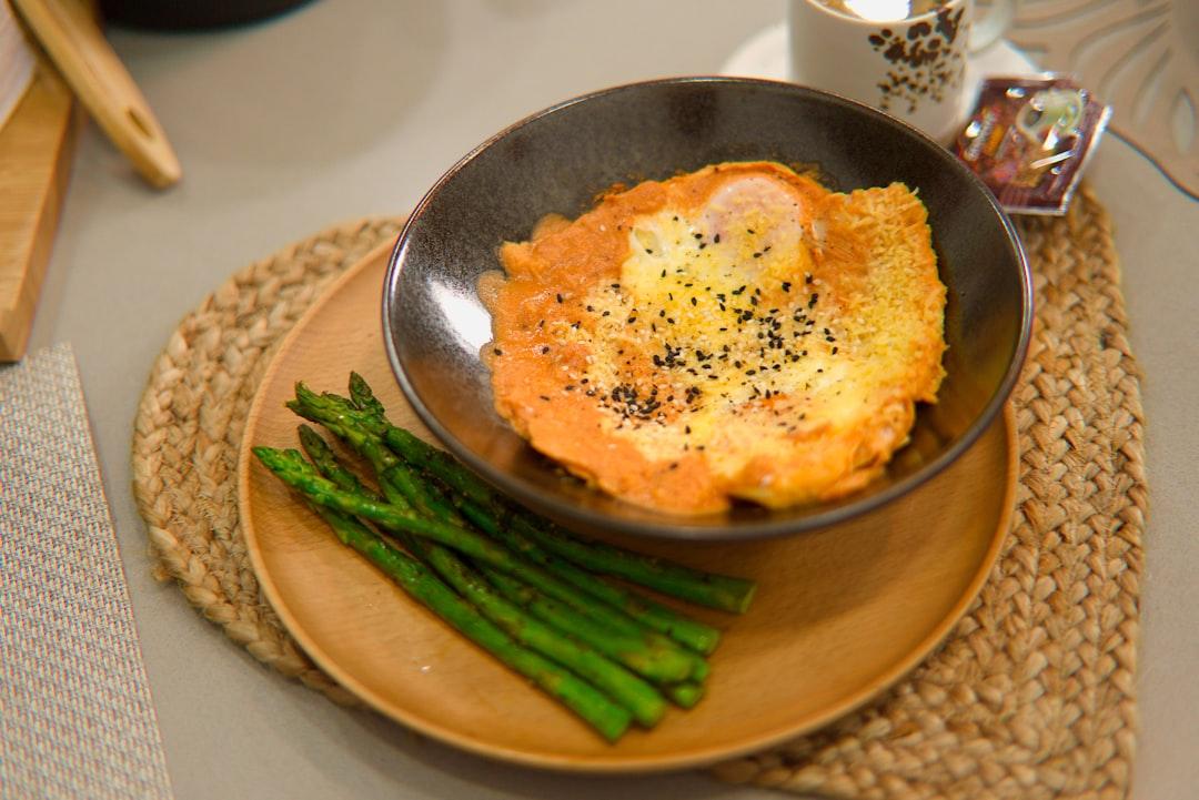 Creamy Rose Tteokbokki with Pork & Asparagus