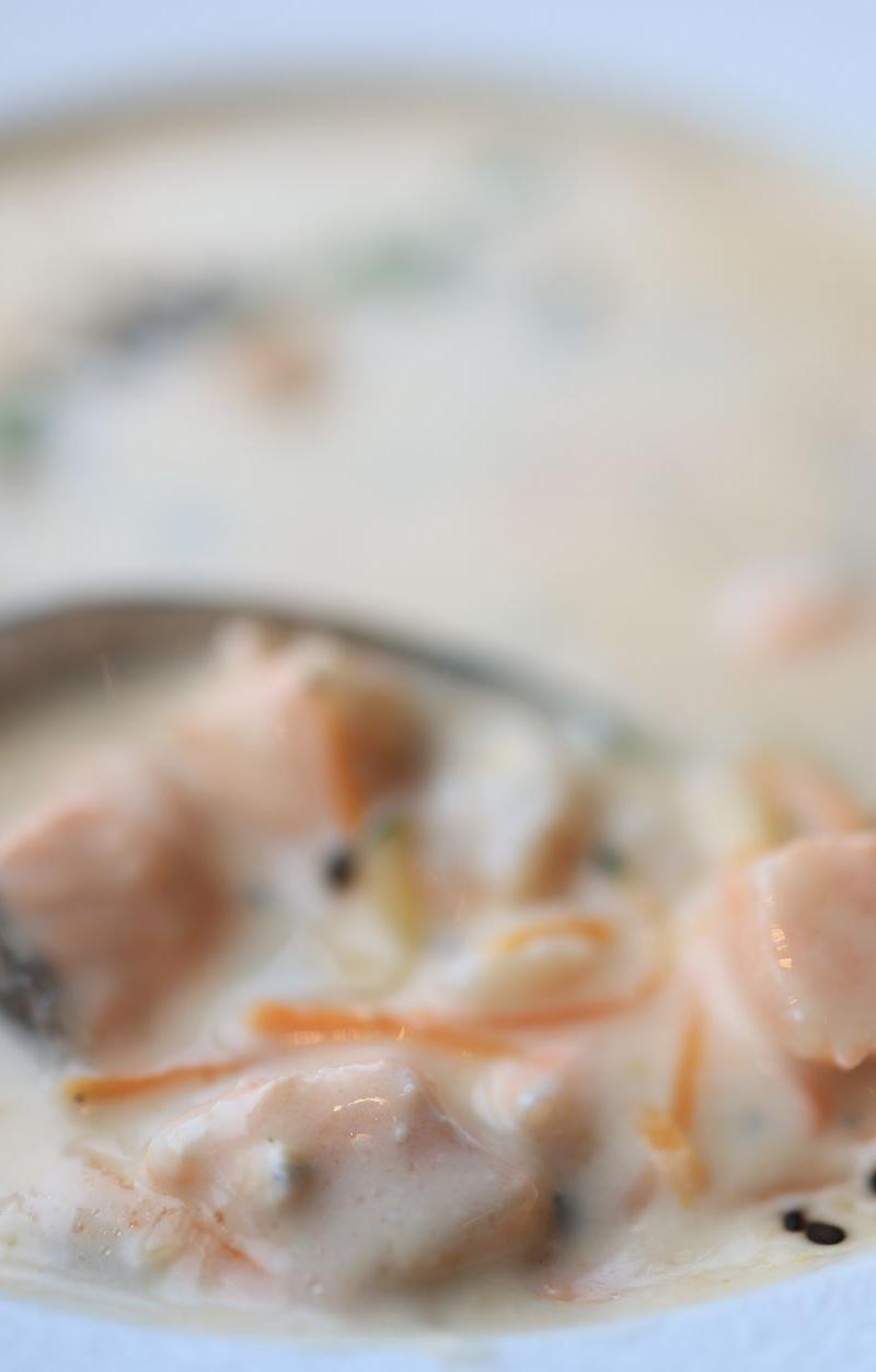 Creamy Salmon Soup