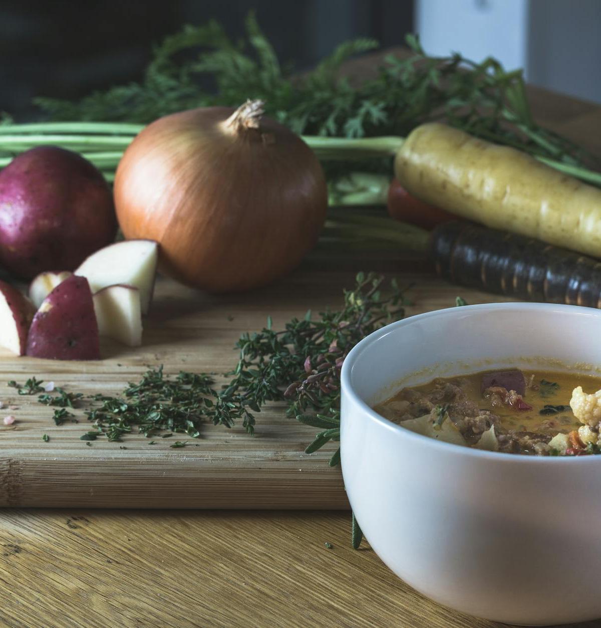 20-Min Creamy Sausage & Kale Soup