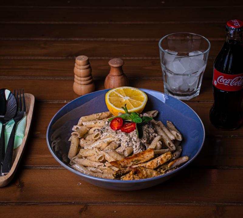 Creamy Sausage & Mushroom Penne