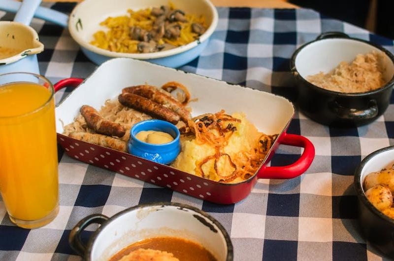 Creamy Stoemp with Crispy Sausage