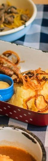 Creamy Stoemp with Crispy Sausage