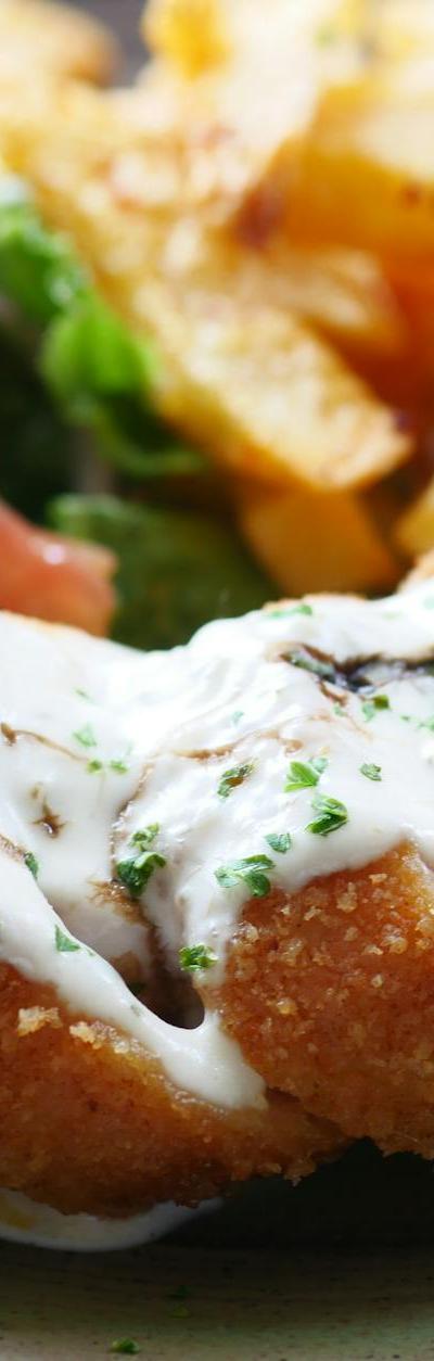 Creamy Tarragon Chicken with Crispy Fries