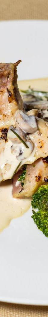 25-Min Creamy Tarragon Chicken & Roasted Veg