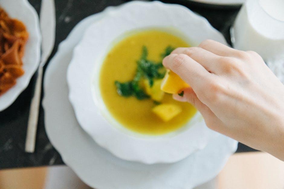 Creamy Turkish Red Lentil Soup with Crispy Bread