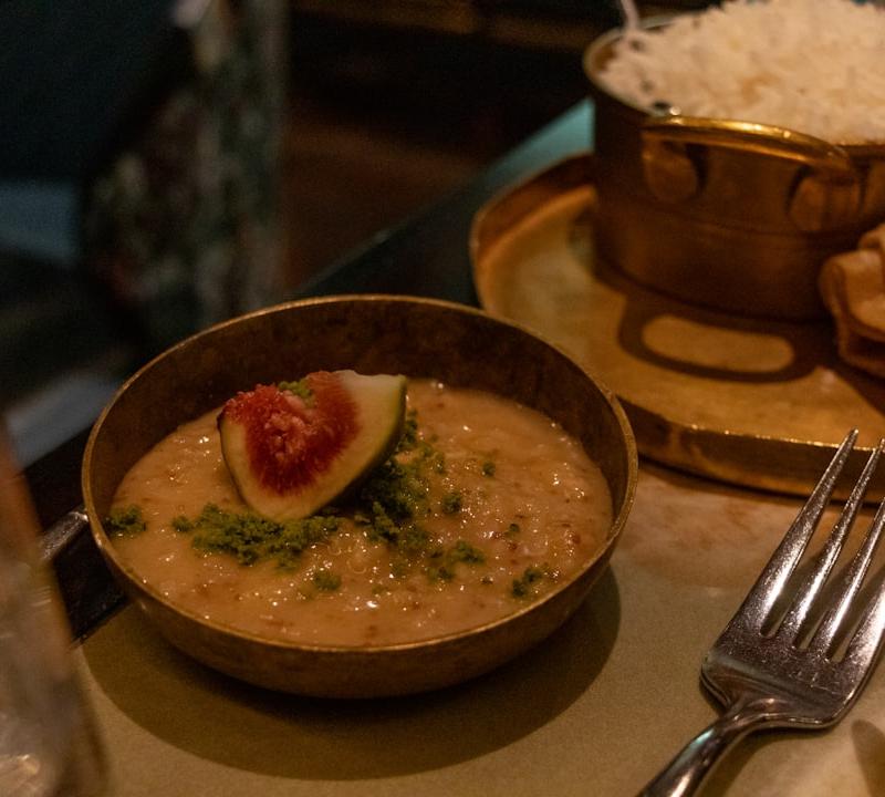 20-Min Creamy Vegetable Korma with Rice & Roti