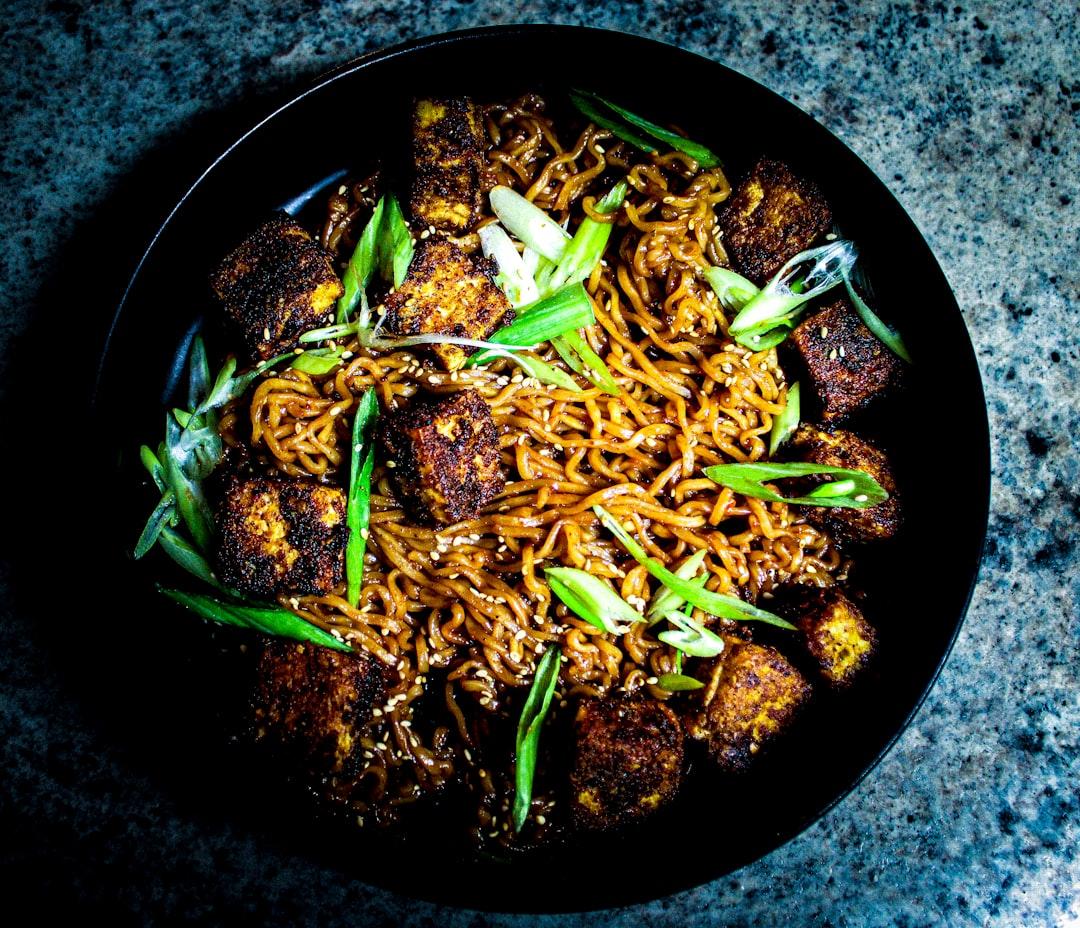 Crispy Air Fryer Tofu with Ginger-Soy Glaze