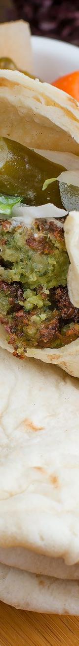 Crispy Amba Falafel with Tahini Drizzle