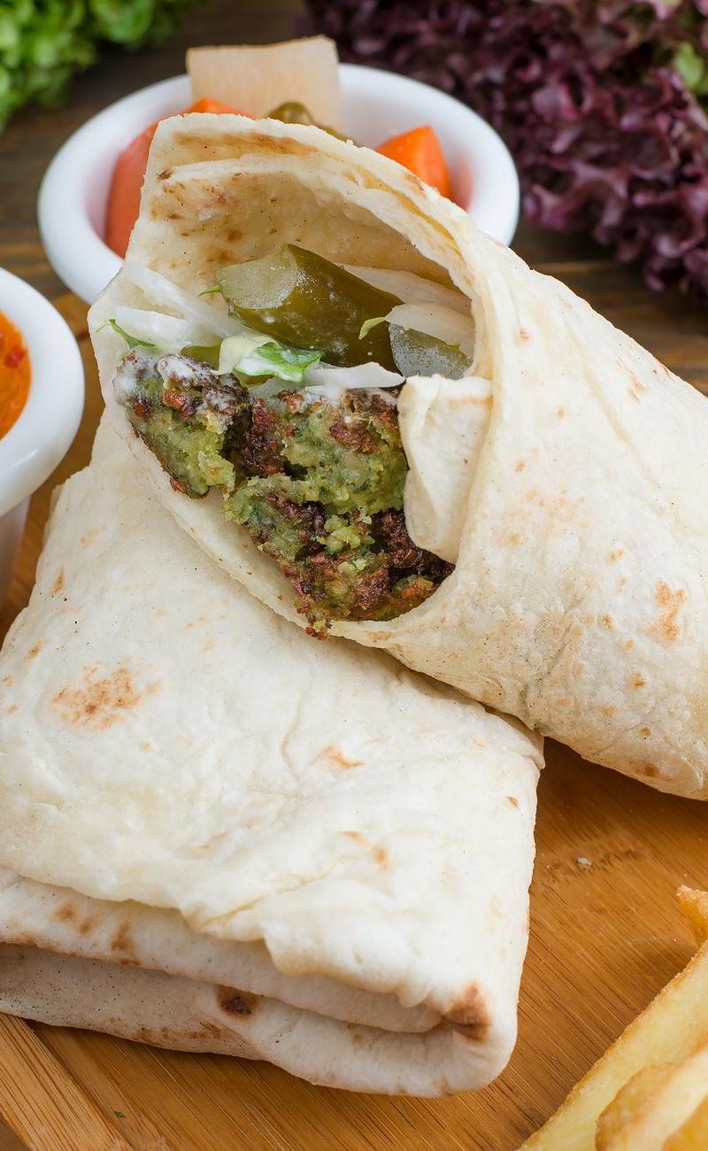 Crispy Amba Falafel with Tahini Drizzle