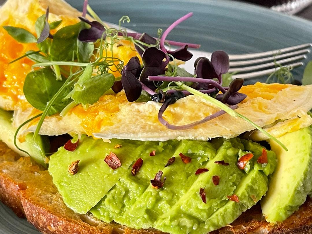Crispy Avocado Egg Toast with Chili Oil