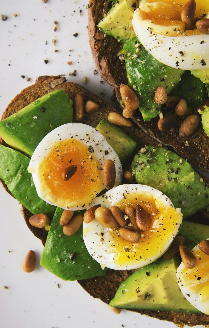 Crispy Avocado & Egg Toast with Hot Honey