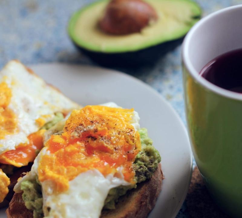 Crispy Avocado Toast with Fried Egg