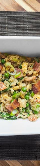 Crispy Bacon Pineapple Fried Rice Bowl
