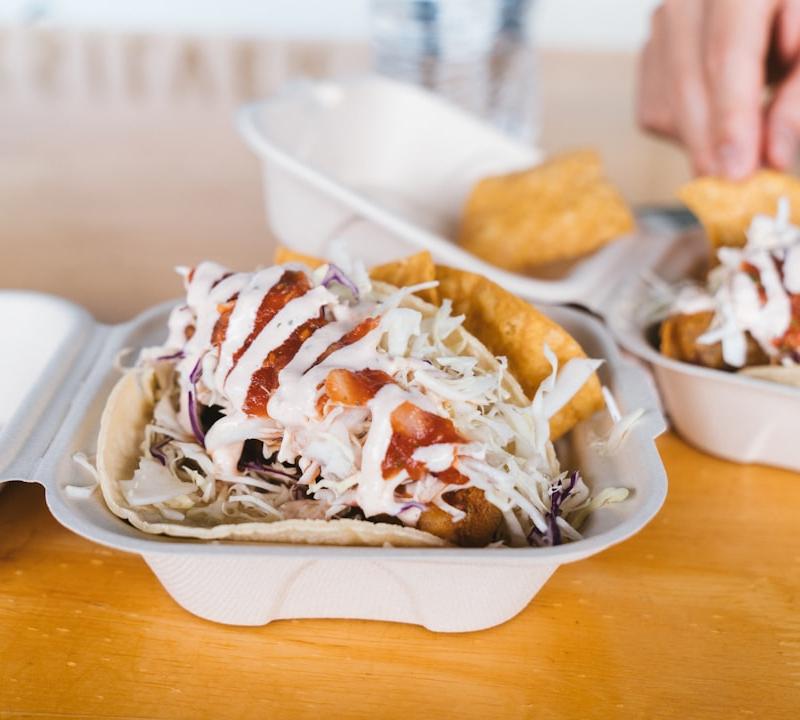 Crispy Baja Fish Tacos with Slaw