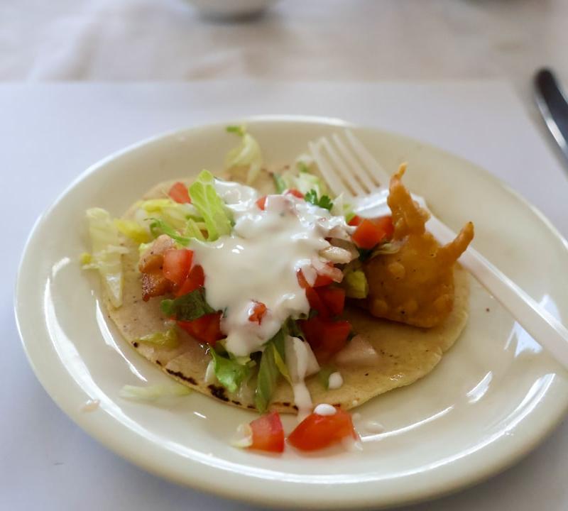 Crispy Baja Fish Tacos with Lime Crema