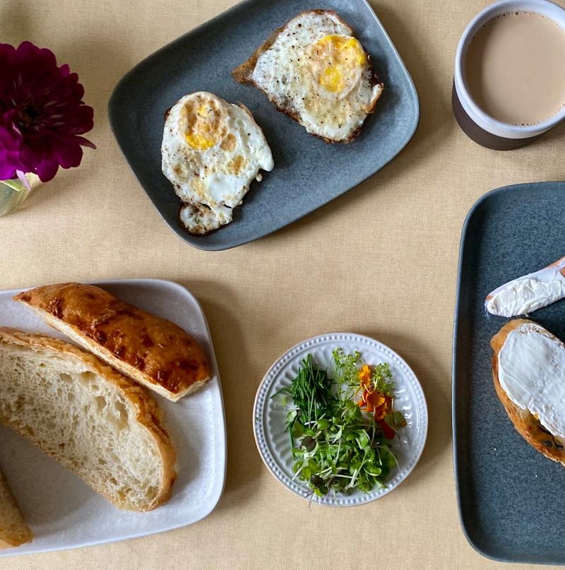 Crispy Banh Mi Egg Sandwich