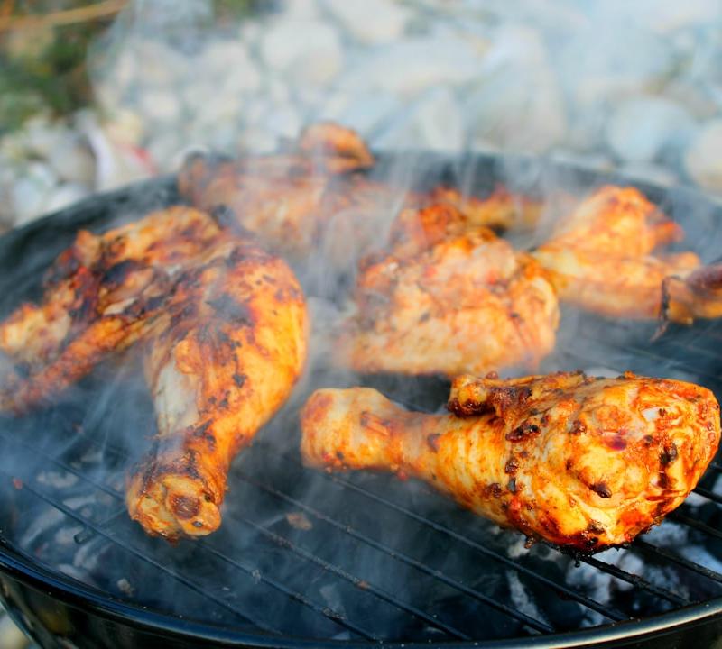 Crispy BBQ Chicken Legs