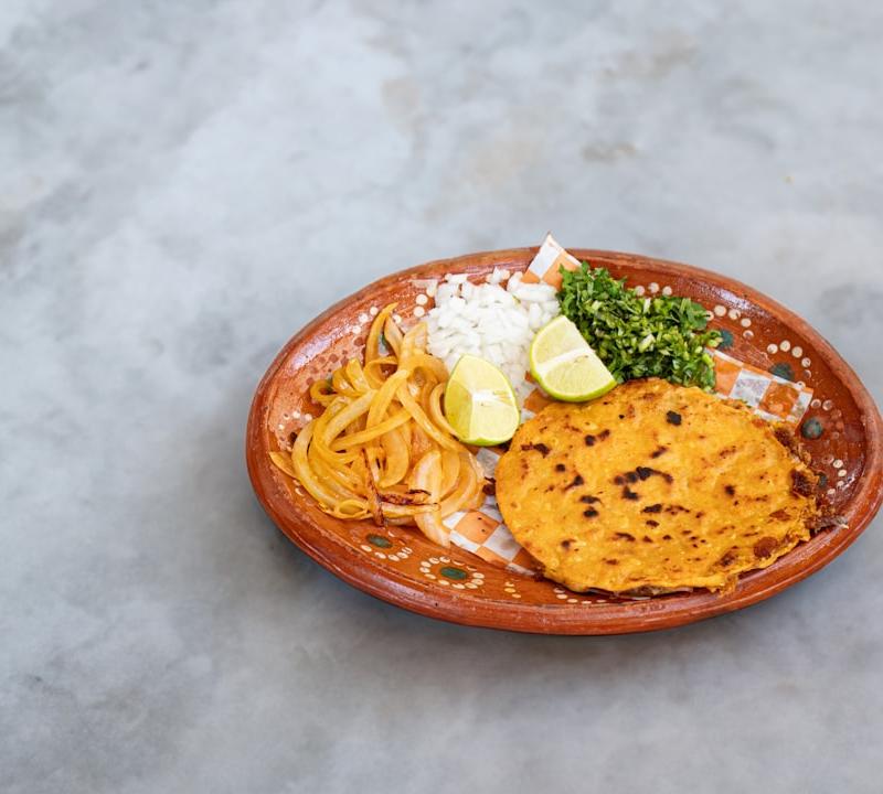 Crispy Bean Gorditas with Chipotle Crema