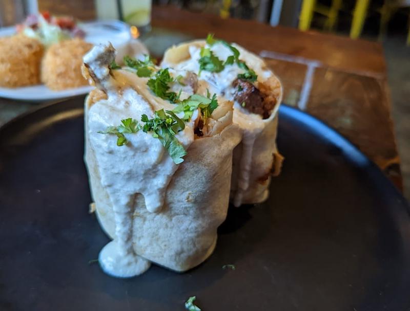 Crispy Beef Chimichangas