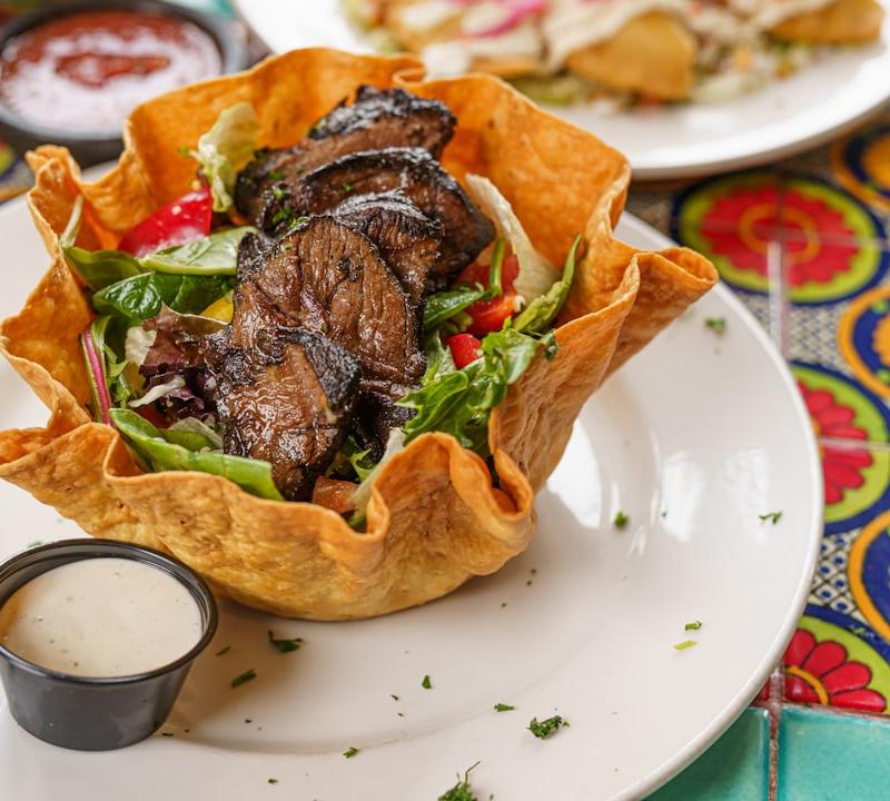Crispy Beef Taco Salad