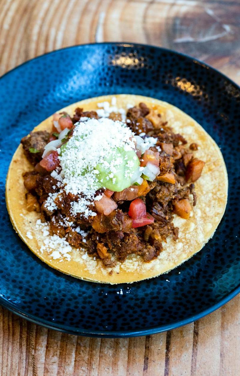 Crispy Black Bean Tostadas
