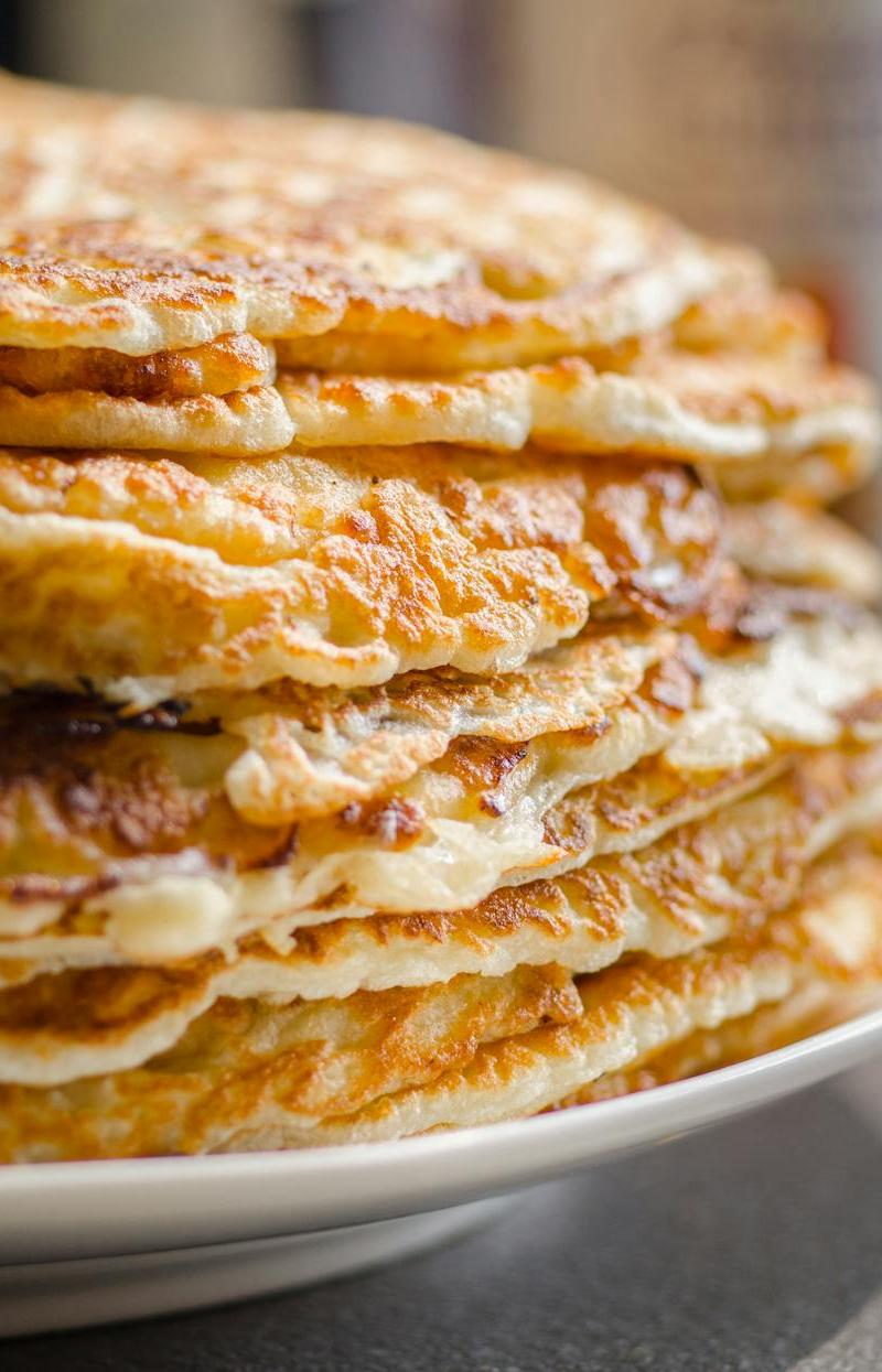 Crispy Boxty with Sour Cream & Chives