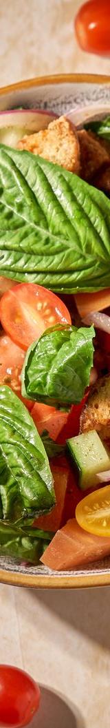 Crispy Bread Salad with Cherry Tomatoes