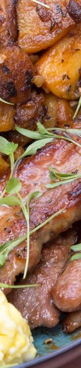 Crispy Breakfast Skillet with Pork Belly