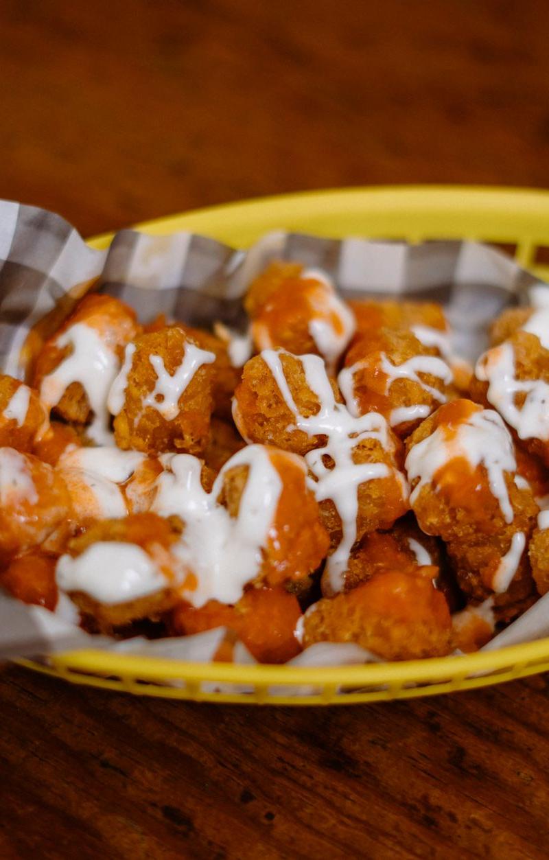 Crispy Buffalo Cauliflower Bites