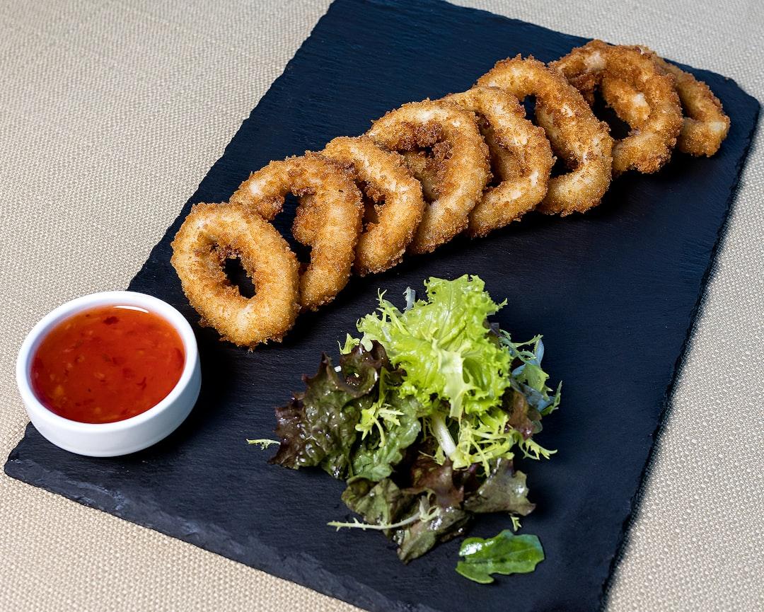 Crispy Calamares with Sweet Chili & Salad
