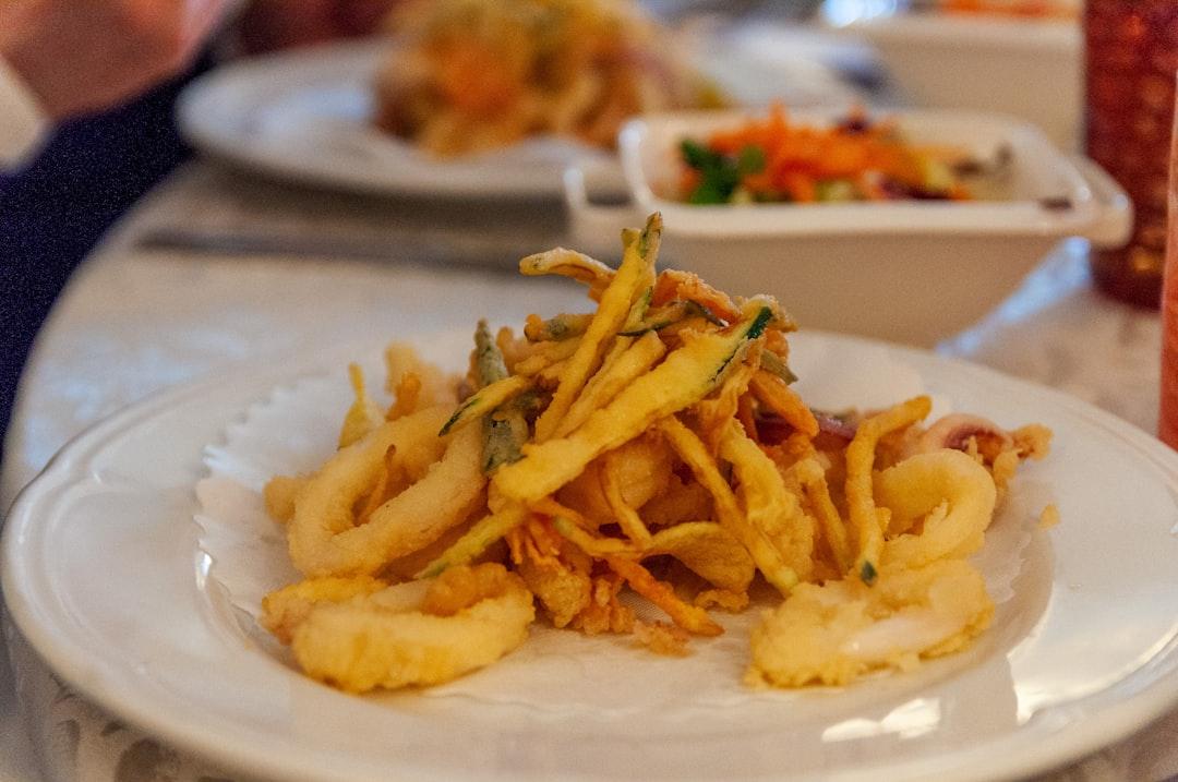 Crispy Calamari & Shredded Salad