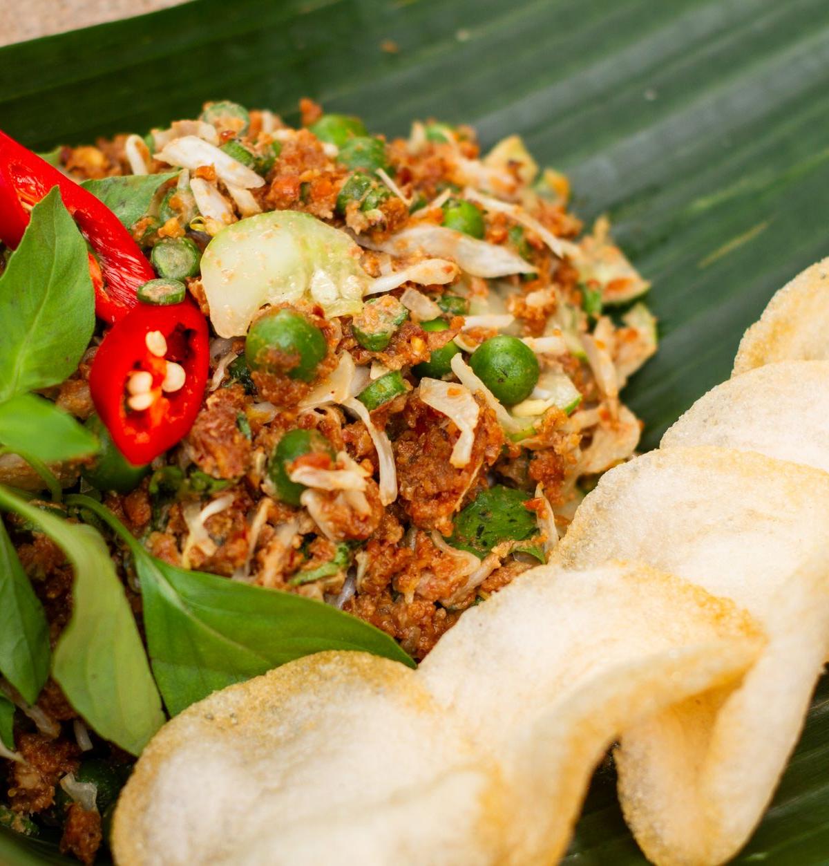 Crispy Catfish Salad with Thai Chili Dressing