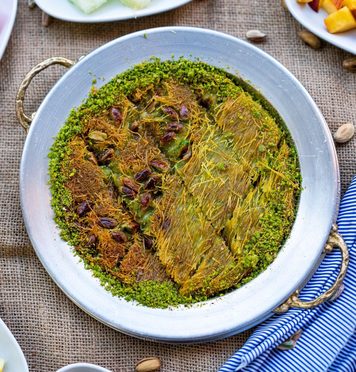15-Min Crispy Cheese Kunefe with Fresh Fruit