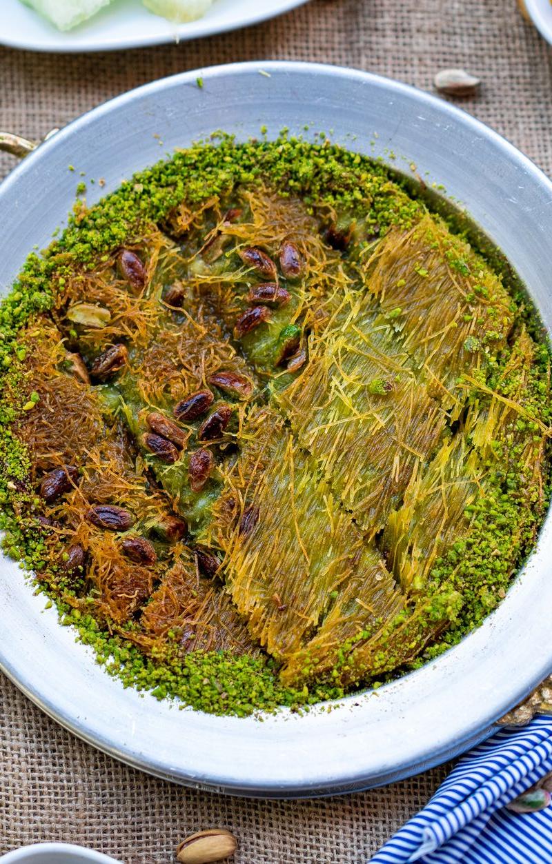 15-Min Crispy Cheese Kunefe with Fresh Fruit