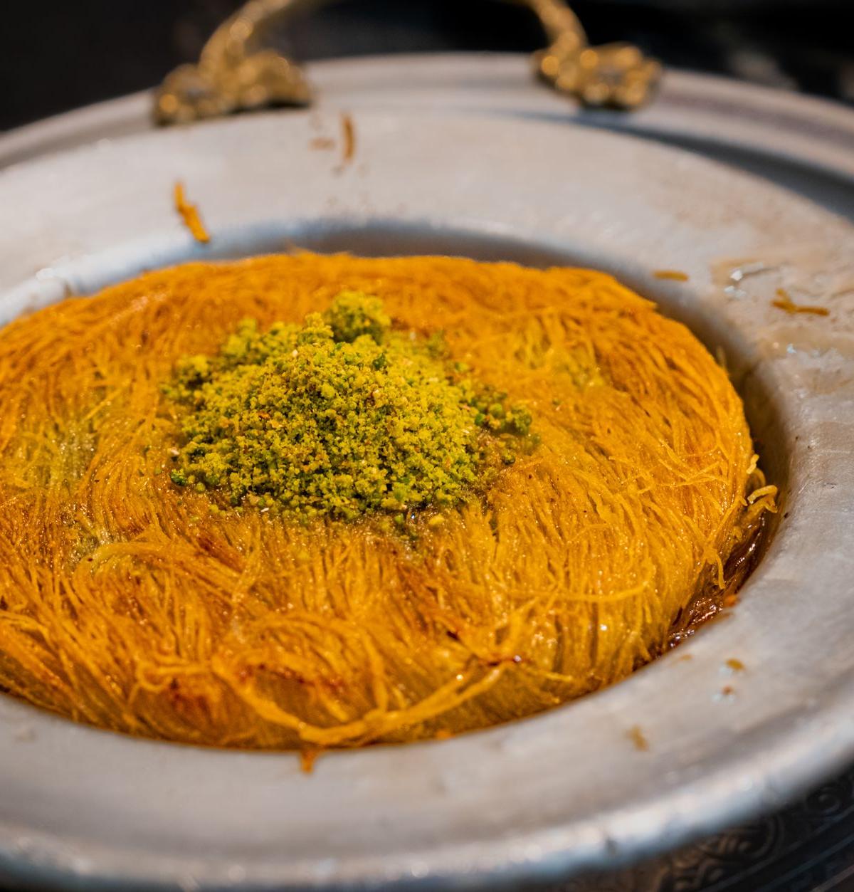 15-Min Crispy Cheese Pastry with Hot Honey