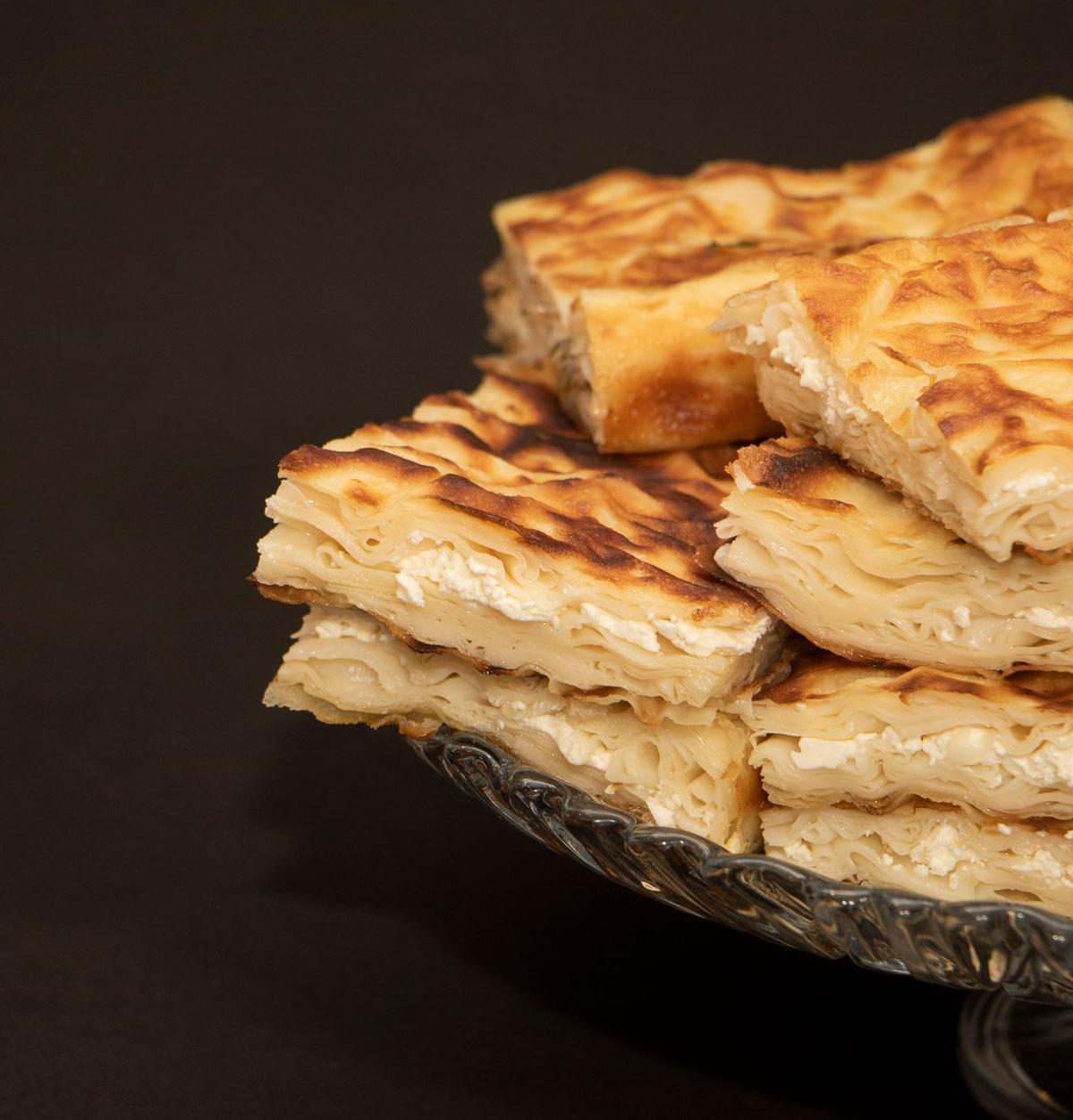 Crispy Cheese Phyllo Triangles
