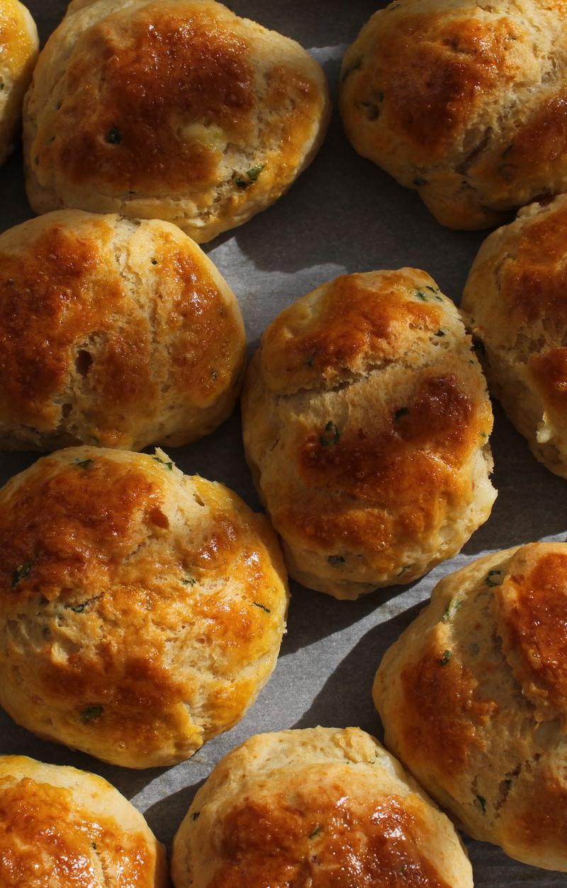 Crispy Cheese Pogácsa Bites
