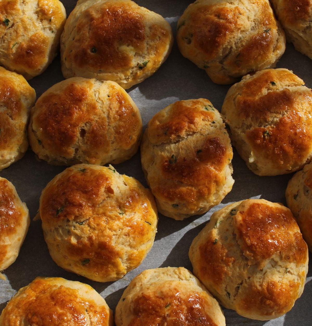 Crispy Cheese Pogácsa Bites