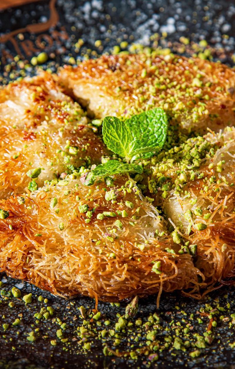 Crispy Cheese & Walnut Konafa