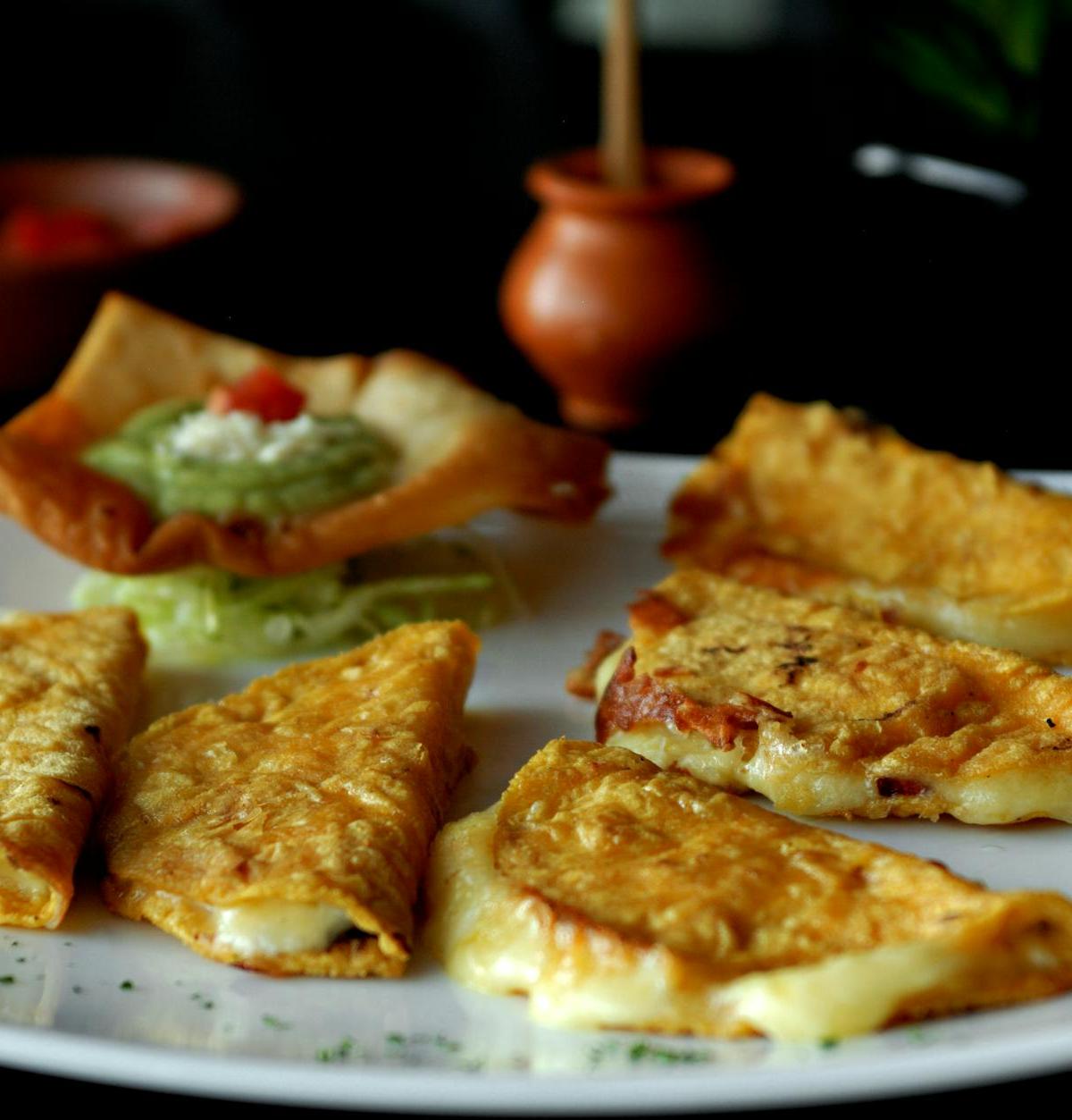 Crispy Chicharrón Quesadillas