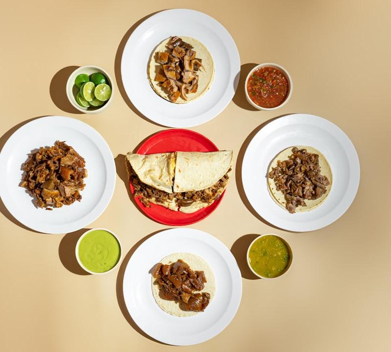 Crispy Chicharrón Tacos with Chile-Tomato Salsa