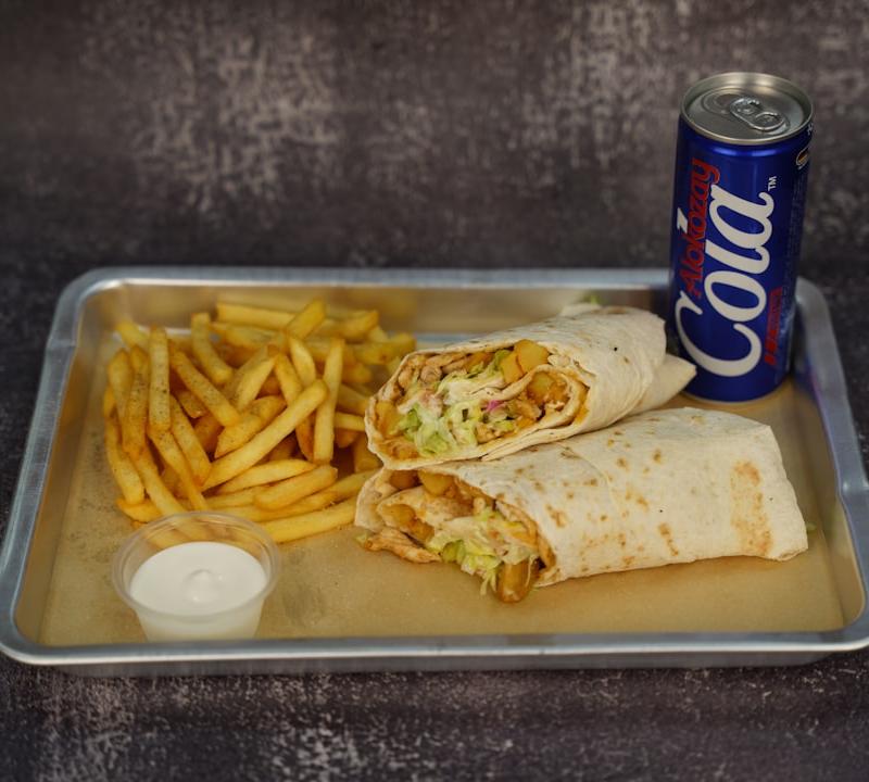 Crispy Chicken Caesar Wrap