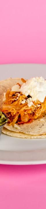 Crispy Chicken Chalupaswith Lime Crema
