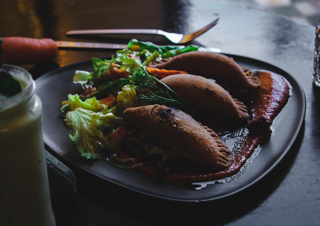 Crispy Chicken Mole Empanadas